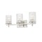 Z-Lite Grayson Vanity, 3-Light, 23 In.W x 5.75 In.L x 8.5 In.H, Brushed Nickel/Clear + Etched Opal 1949-3V-BN - alternate 8